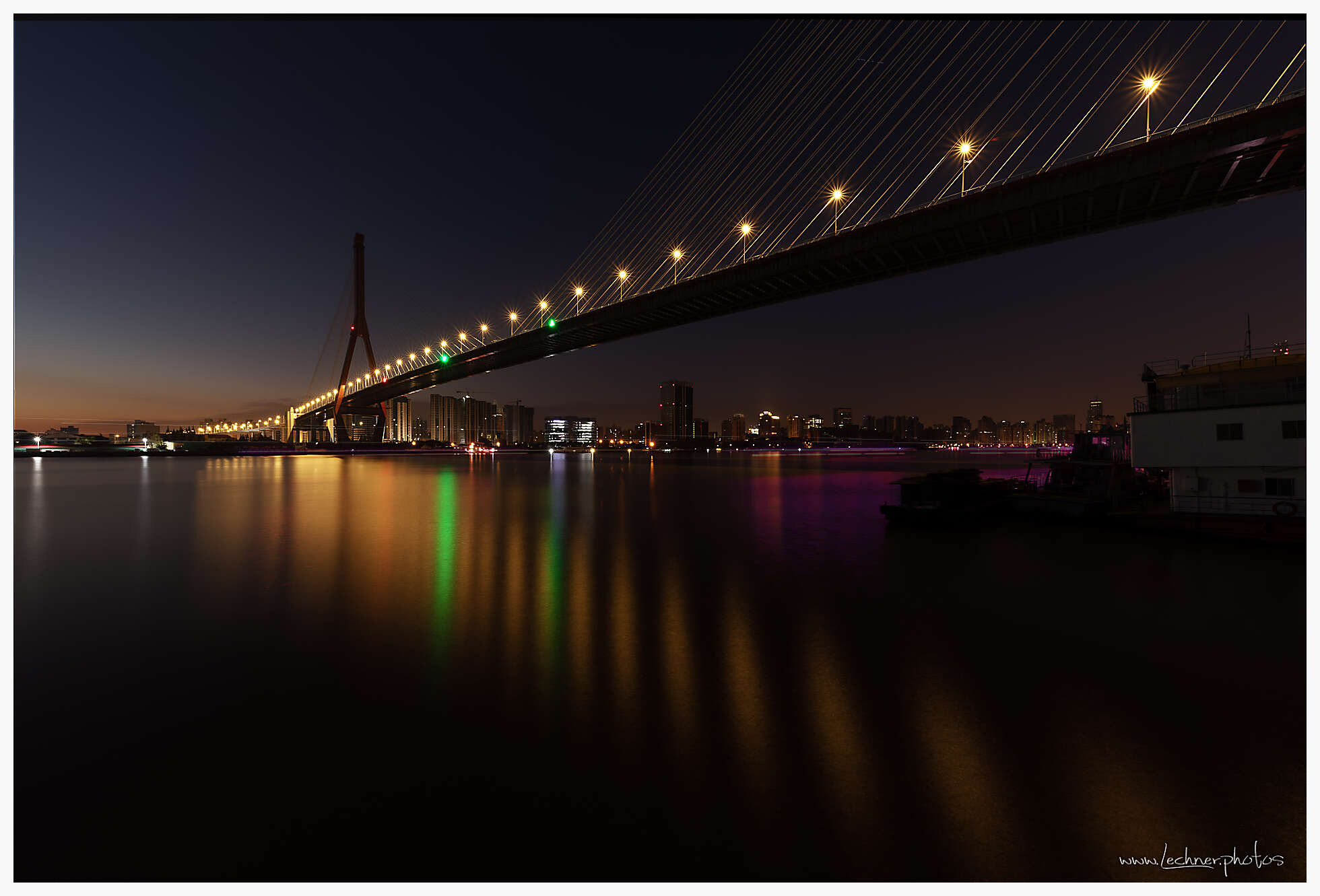Yangpu bridge at dawn