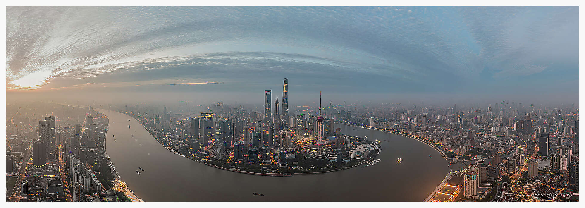 Sunrise from Huangpu