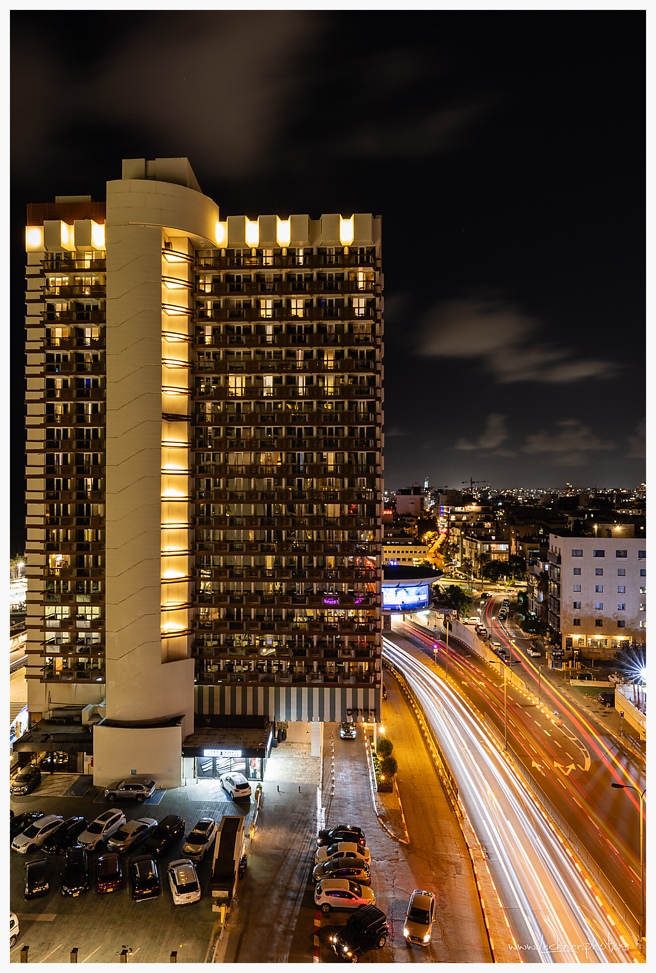 Tel Aviv Night Scene
