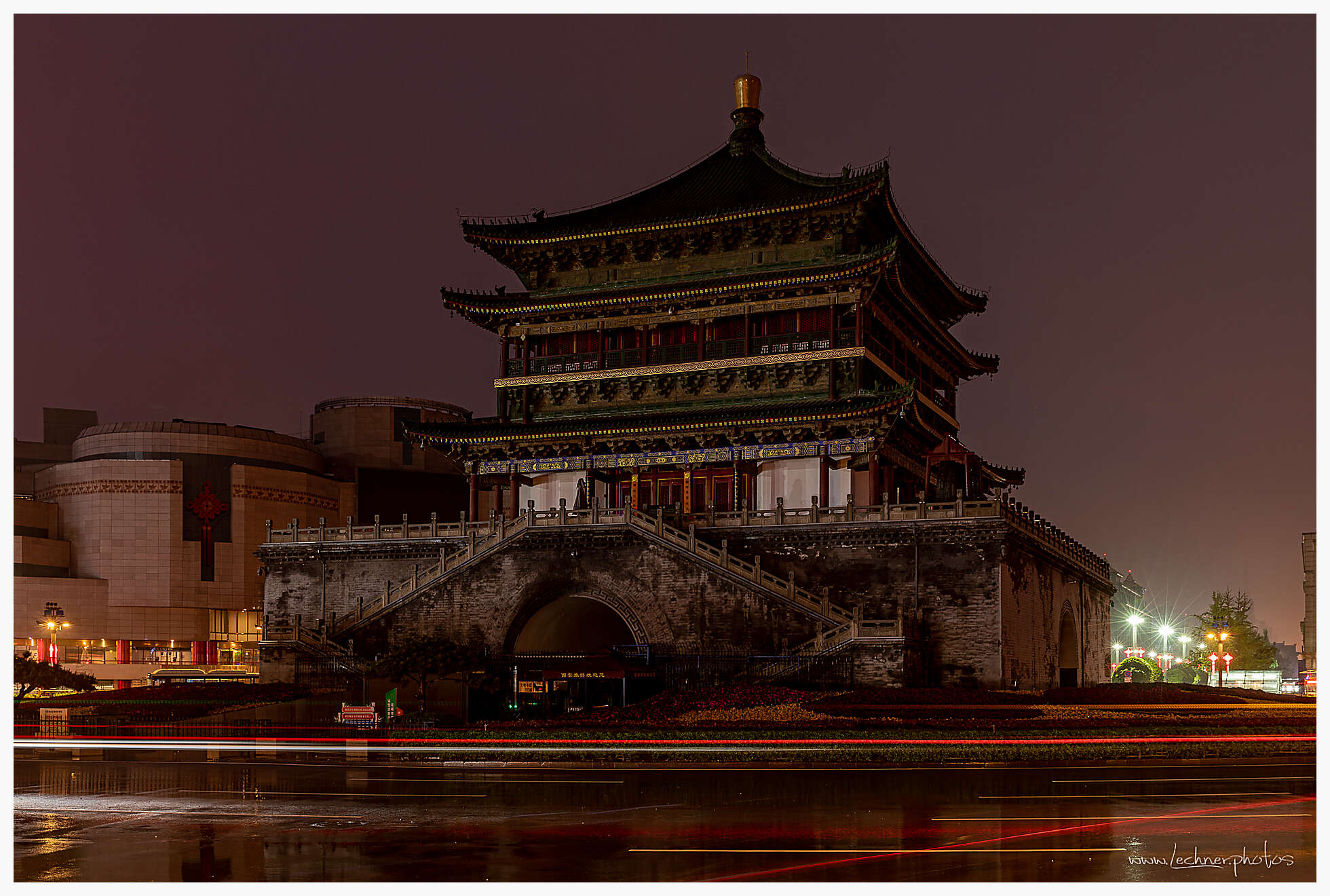 Xi'An Bell Tower without the lights
